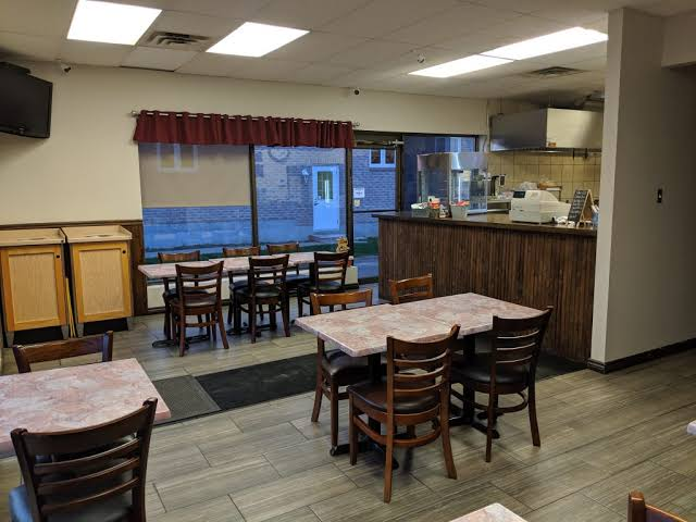 Inside the Tata's dining room